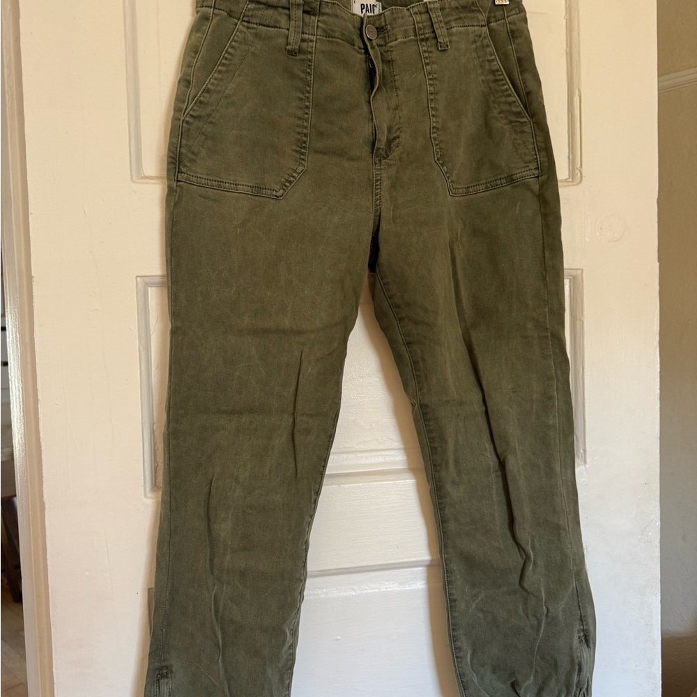 PAIGE women’s  Cargo Pants in Olive